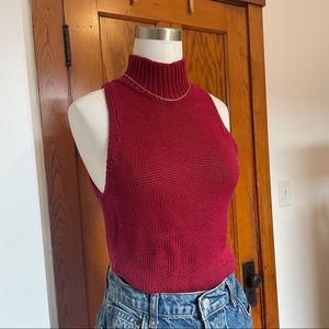 Vintage Banana Republic Sleeveless Turtleneck Sweater